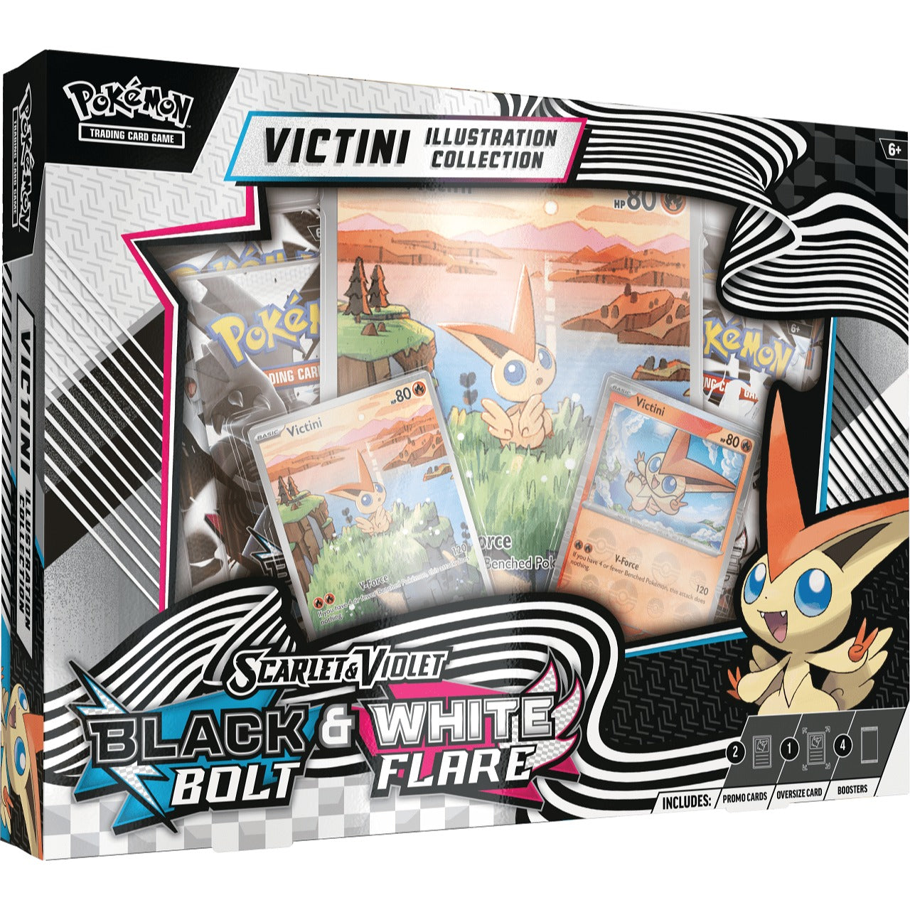 Pokemon Black Bolt & White Flare: Unova Victini Illustration Collection