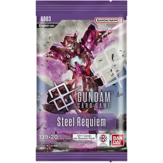 Gundam Card Game Steel Reuiem GD03 Booster Pack (EN) Hover Image
