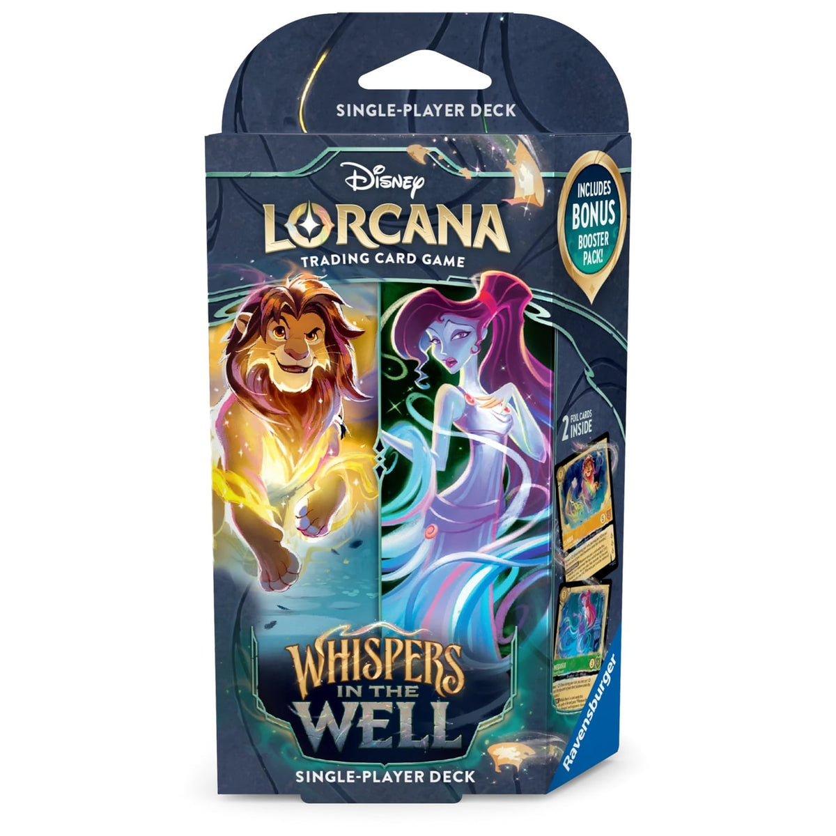 Disney Lorcana Starter Deck - Whispers in the Well: Amber & Smaragd | Lichcards Hauptbild