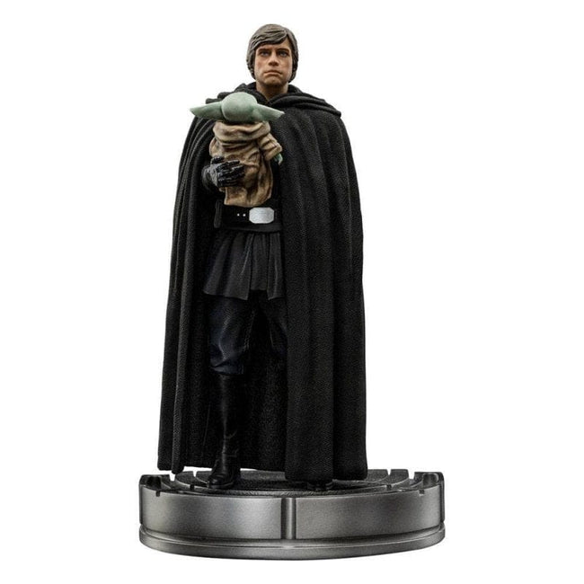Star Wars The Mandalorian Art Scale Statue 1/10 Luke Skywalker and Grogu 21 cm 618231950362 Hover Image