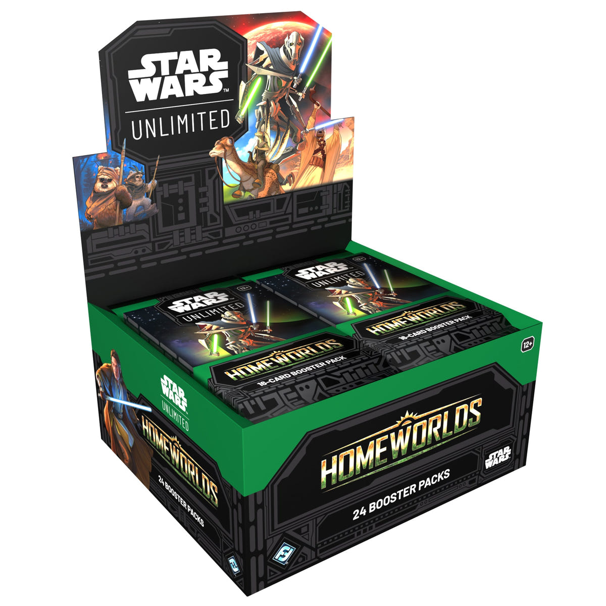 Star Wars Unlimited Homeworlds – Engelse booster box met 24 boosters Imagen principal del producto
