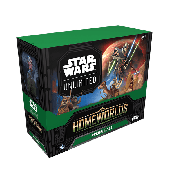 Star Wars Unlimited Homeworlds Prerelease Box – emballage en anglais