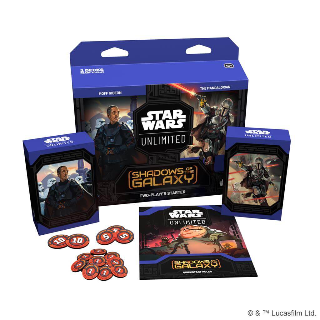 Star Wars: Unlimited - Shadows of the Galaxy Two-Player Starter Kit 0841333122300