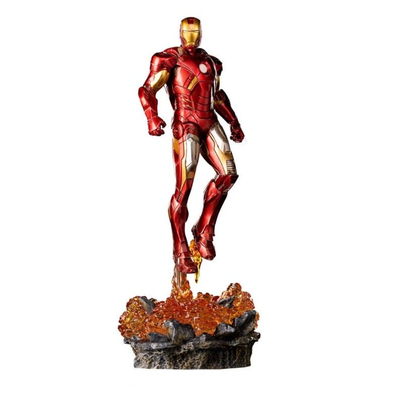 Statue Iron Man (Battle of New York) - Infinity Saga - BDS Art Scale 1/10 - Iron Studios 28 cm 609963129652