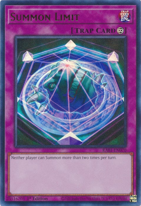 Summon Limit (UR) - RA01-EN070 - Ultra Rare - 1st Edition