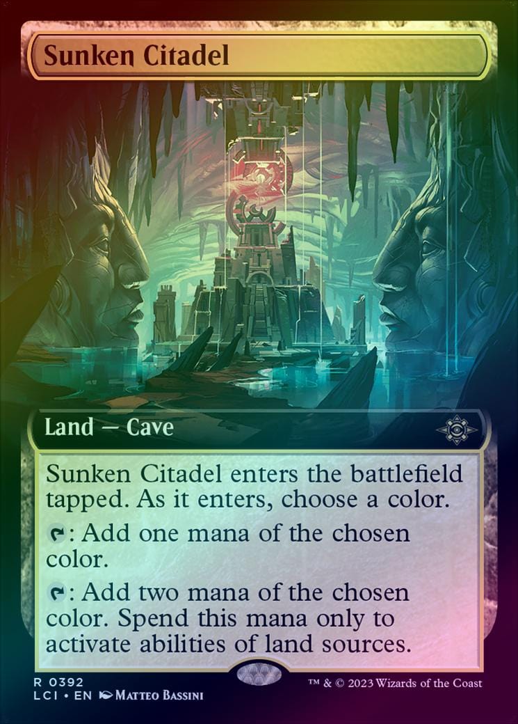 Sunken Citadel - Extended Art (Foil) (LCI)