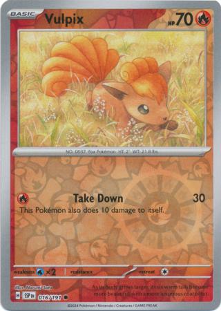 Surging Sparks - 016/191 - Vulpix - Reverse Holo