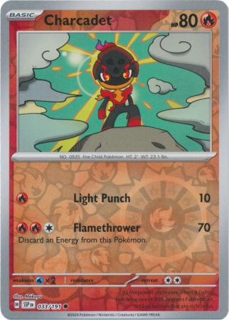 Surging Sparks - 033/191 - Charcadet - Reverse Holo