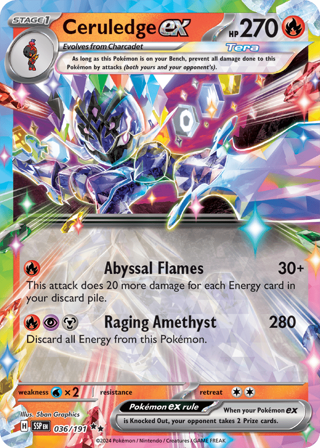 Surging Sparks - 036/191 - Ceruledge ex