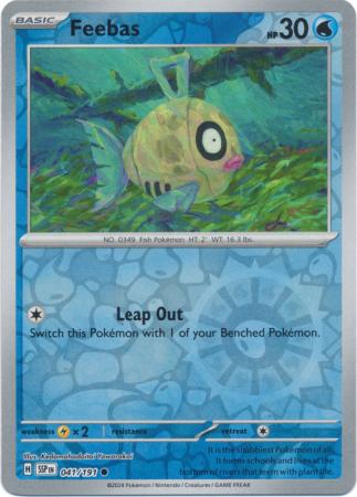 Surging Sparks - 041/191 - Feebas - Reverse Holo