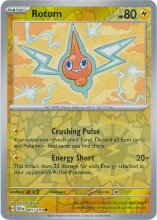 Surging Sparks - 061/191 - Rotom - Reverse Holo