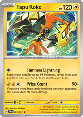 Surging Sparks - 065/191 - Tapu Koko - Holo