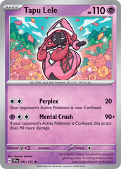 Surging Sparks - 092/191 - Tapu Lele - Holo