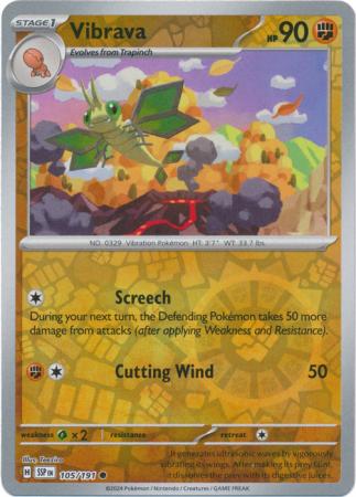 Surging Sparks - 105/191 - Vibrava - Reverse Holo