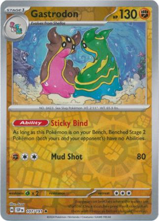 Surging Sparks - 107/191 - Gastrodon - Reverse Holo