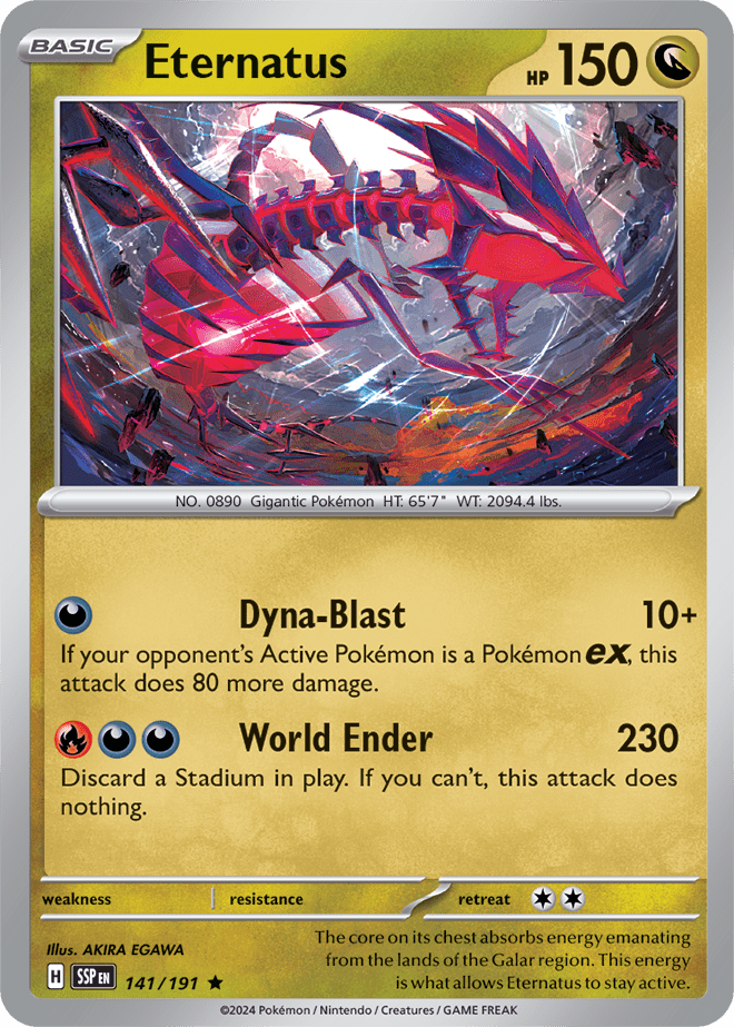 Surging Sparks - 141/191 - Eternatus - Holo