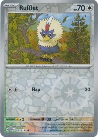 Surging Sparks - 152/191 - Rufflet - Reverse Holo