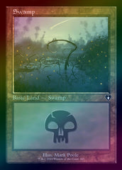 Swamp (445) - Retro Frame (Foil) (CMM)