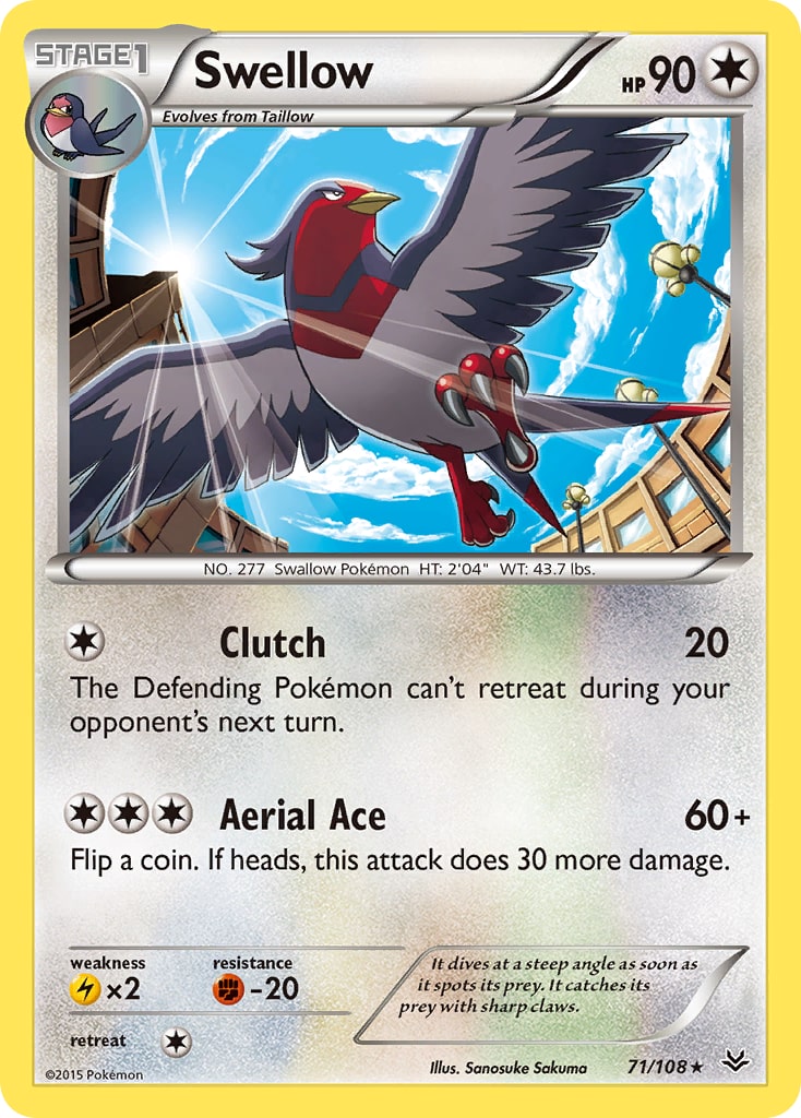 Swellow – Roaring Skies 71 – Pokémon TCG single card | Lichcards