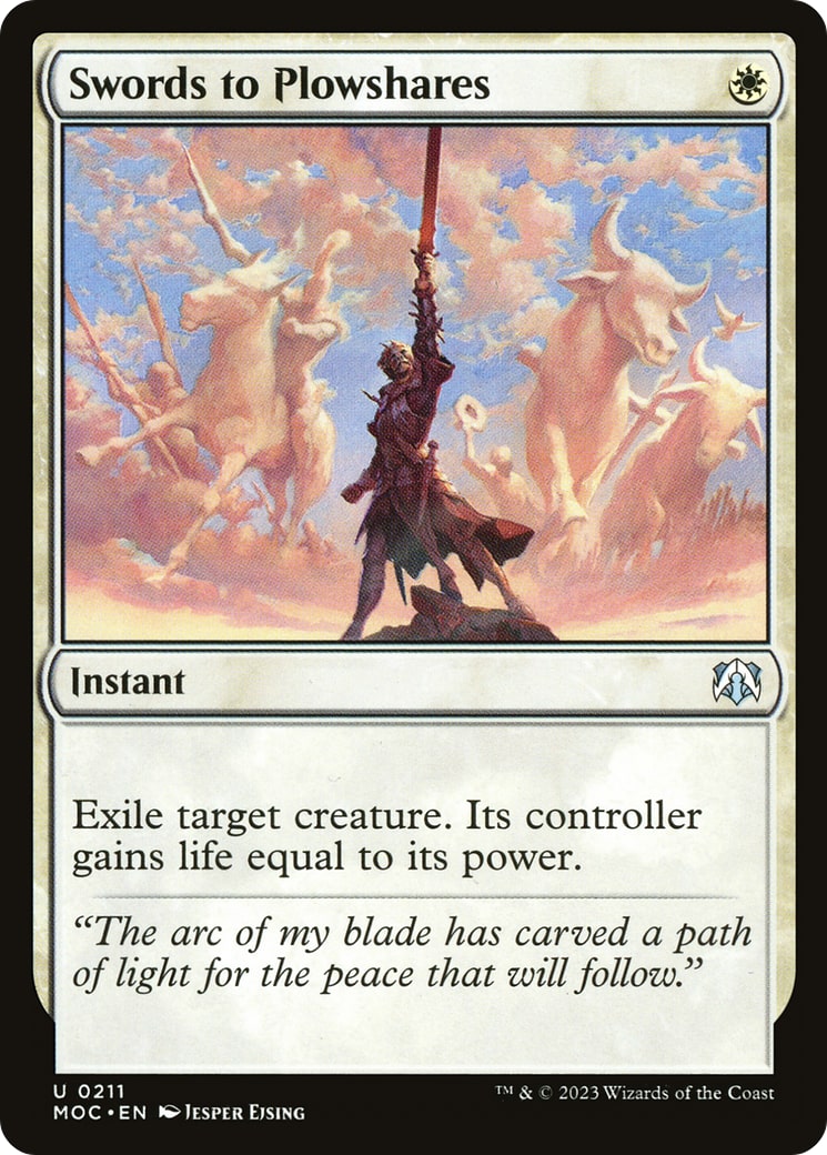 Swords to Plowshares – Commander: March of the Machine 211 – Magic: The Gathering single card | Lichcards