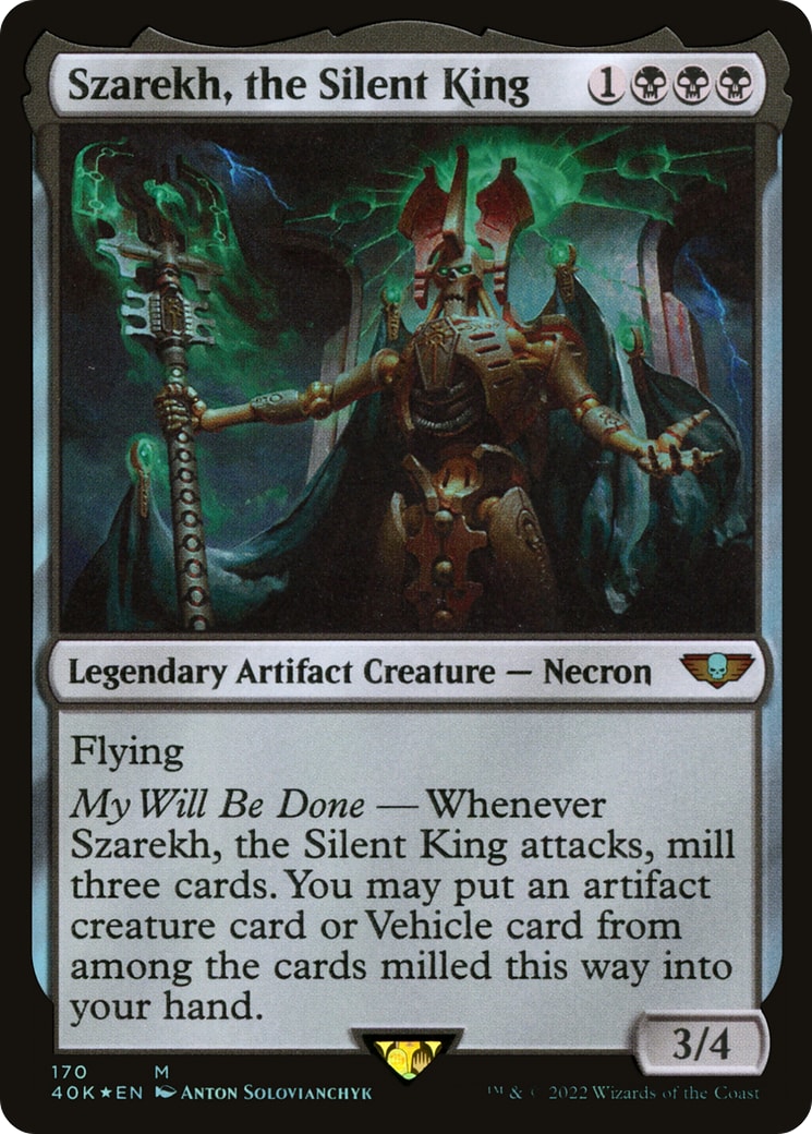 Szarekh, the Silent King – Universes Beyond: Warhammer 40,000 170 – Magic: The Gathering single card | Lichcards