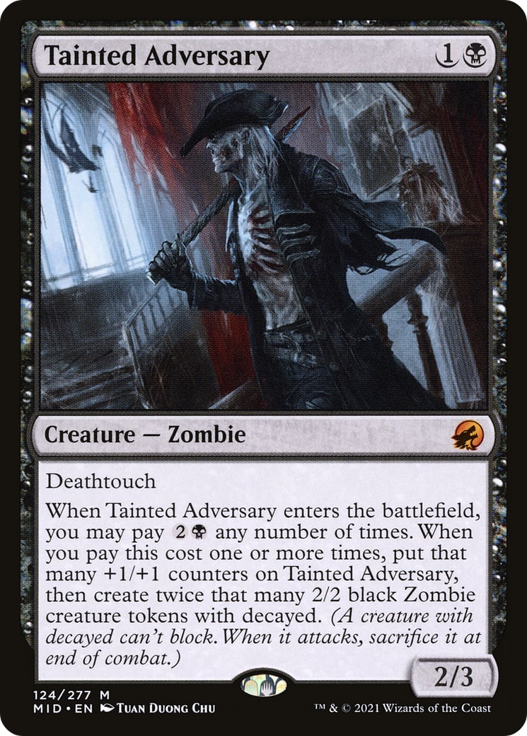 Tainted Adversary – Innistrad: Midnight Hunt 124 – Magic: The Gathering single card | Lichcards Hauptbild