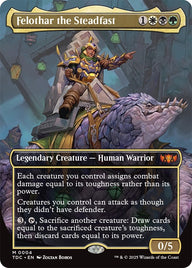 Magic Tarkir: Dragonstorm Commander Deck Abzan Armor - commander-kaart Felothar the Steadfast (borderless)