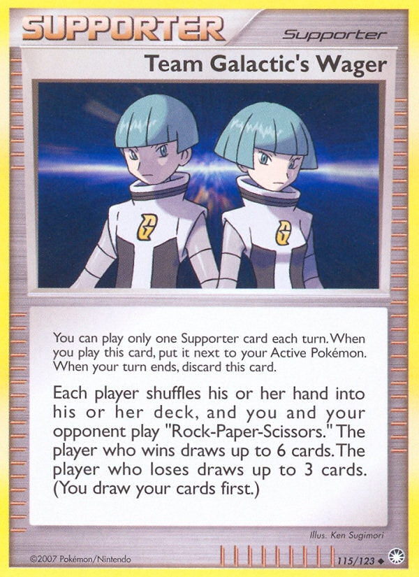 Team Galactic's Wager – Mysterious Treasures 115 – Pokémon TCG single card | Lichcards Hoofdafbeelding