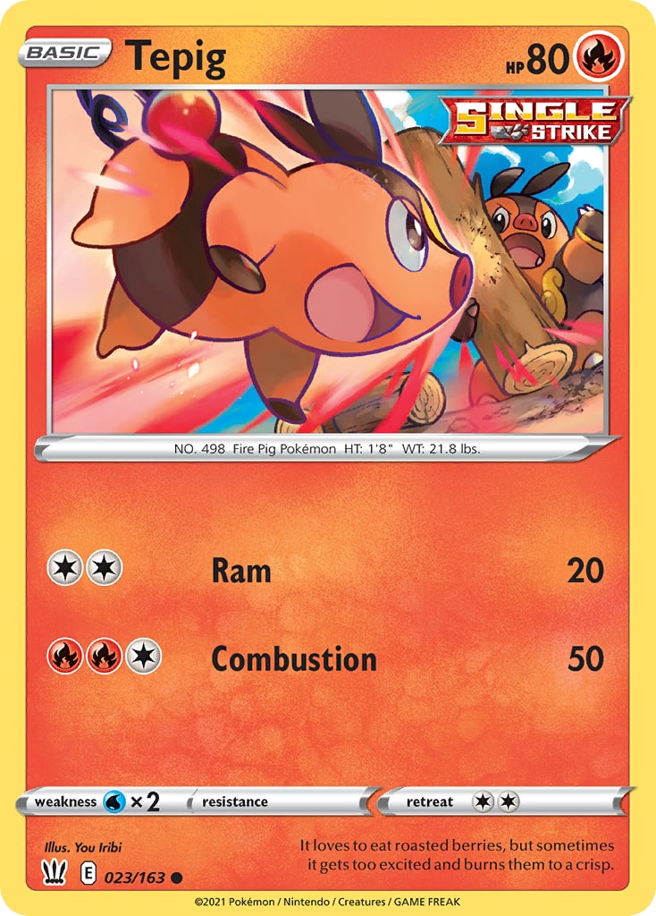 Tepig – Battle Styles 23 – Pokémon TCG single card | Lichcards Imagen principal del producto