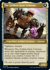 Tetzin, Gnome Champion // The Golden-Gear Colossus (LCC)