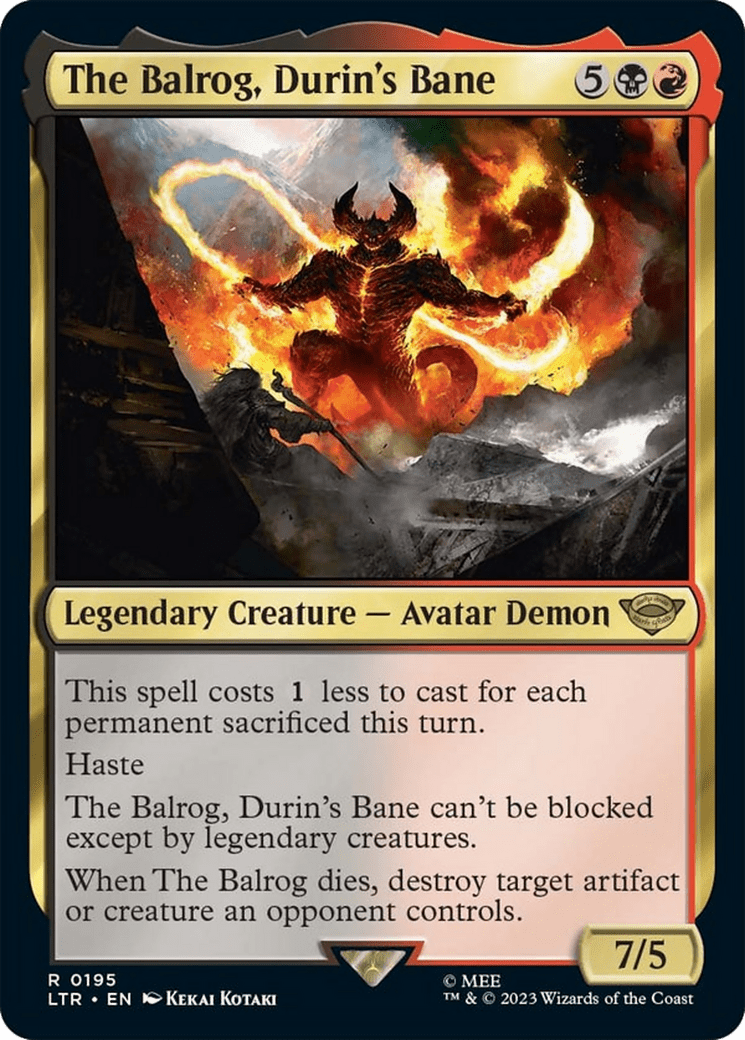 The Balrog, Durin's Bane (LTR)