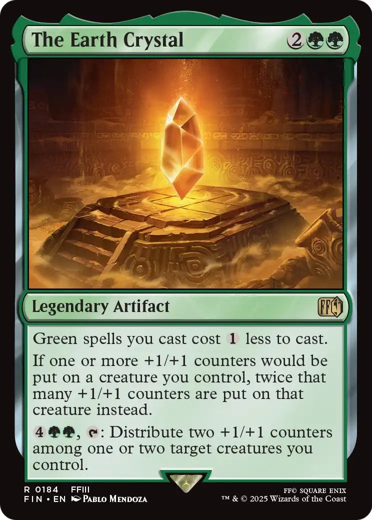 The Earth Crystal – FINAL FANTASY 184 – Magic: The Gathering single card | Lichcards Image principale du produit