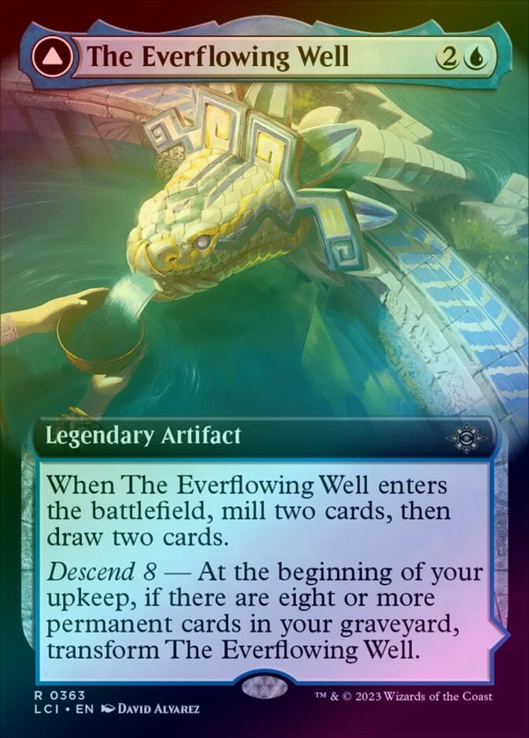 The Everflowing Well // The Myriad Pools - Extended Art (Foil) (LCI)