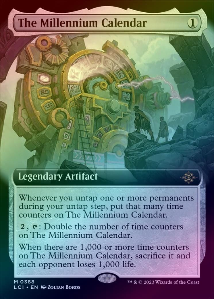 The Millennium Calendar - Extended Art (Foil) (LCI)