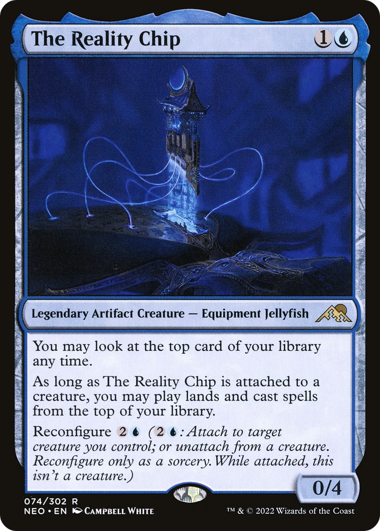 The Reality Chip – Kamigawa: Neon Dynasty 74 – Magic: The Gathering single card | Lichcards Imagen principal del producto