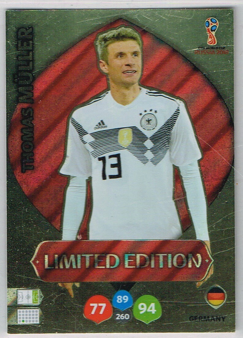 Thomas Müller - 2018 FIFA World Cup Russia Adrenalyn XL Limited Edition #LE-TM - Near Mint