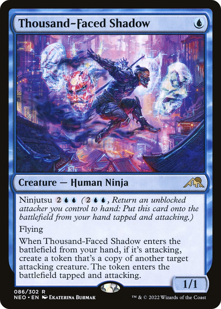 Thousand-Faced Shadow – Kamigawa: Neon Dynasty 86 – Magic: The Gathering single card | Lichcards Imagen principal del producto