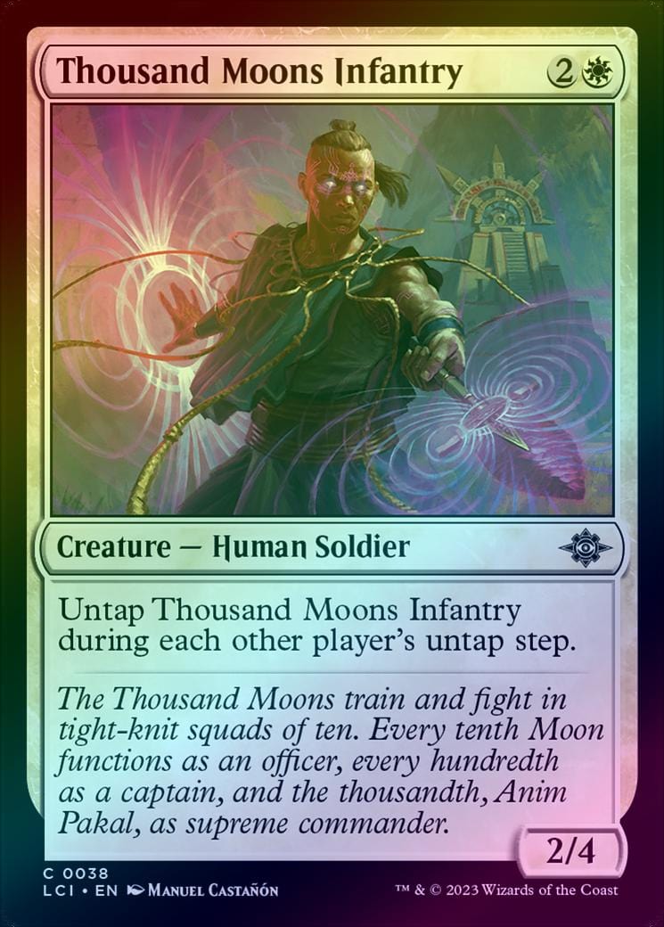 Thousand Moons Infantry (Foil) (LCI)