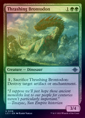 Thrashing Brontodon (Foil) (LCI)