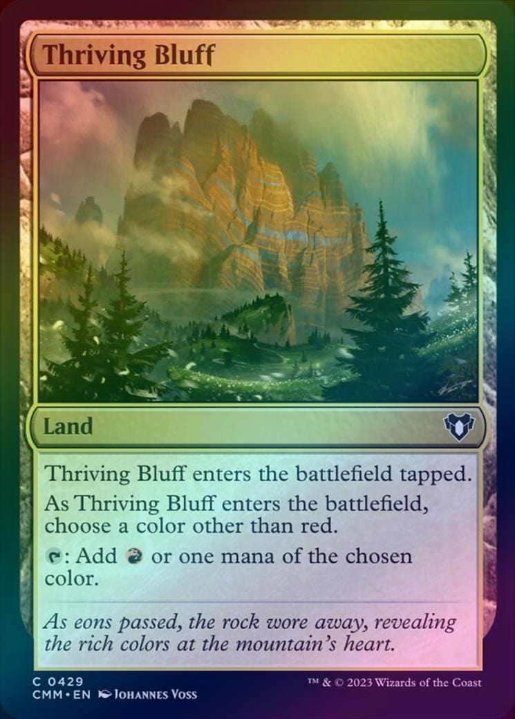 Thriving Bluff (Foil) (CMM)