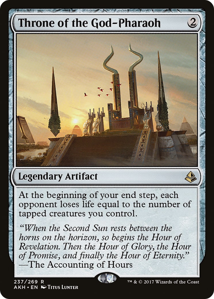 Throne of the God-Pharaoh – Amonkhet 237 – Magic: The Gathering single card | Lichcards Hoofdafbeelding