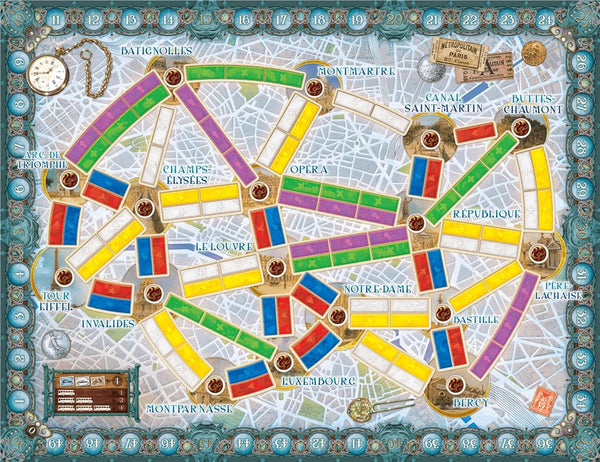 Ticket to Ride - Parijs 0824968205662 | Lichcards