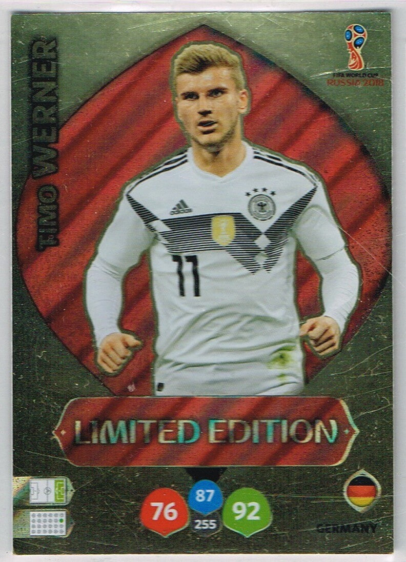 Timo Werner - 2018 FIFA World Cup Russia Adrenalyn XL Limited Edition #LE-TW - Near Mint Imagen principal del producto