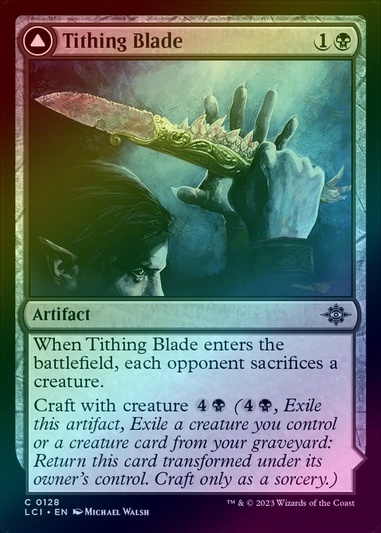 Tithing Blade // Consuming Sepulcher (Foil) (LCI)