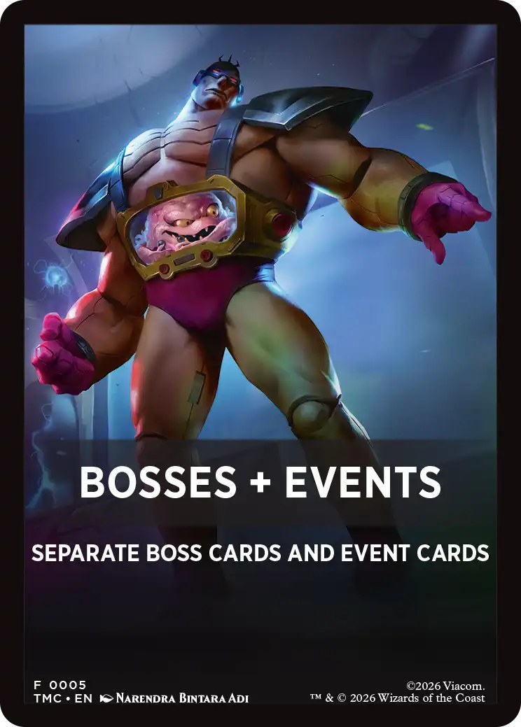 Magic Teenage Mutant Ninja Turtles Turtle Team-Up - themakaart Bosses + Events van het vijandendeck