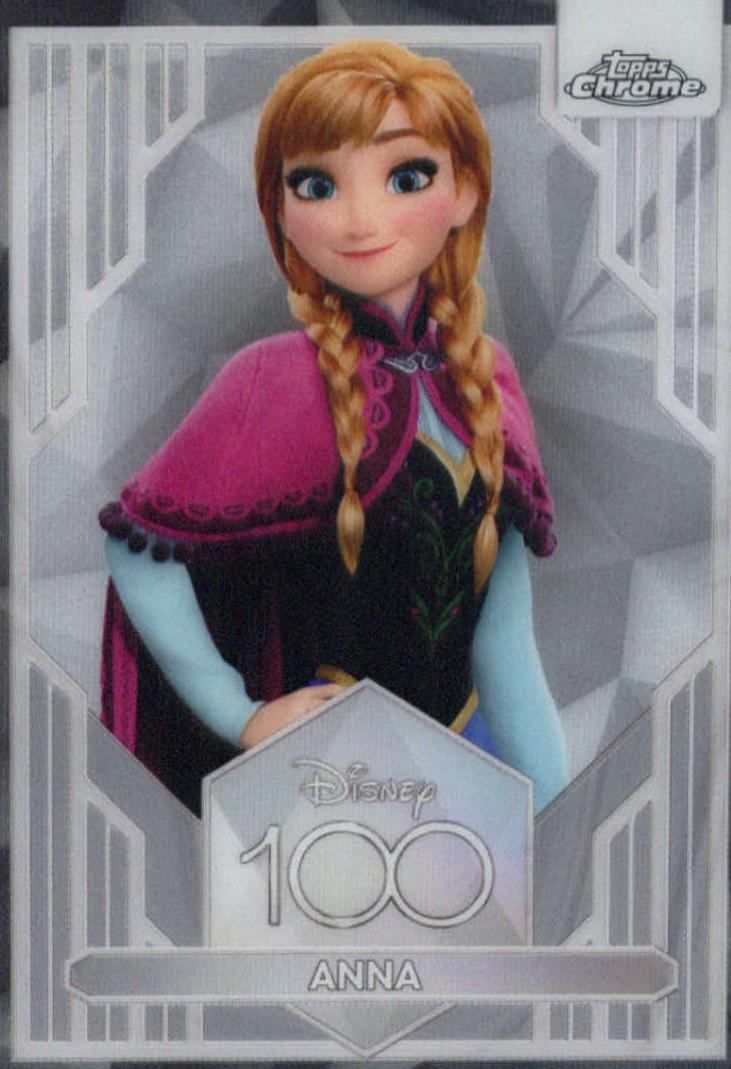 Anna - 2023 Topps Chrome Disney 100 Base #9 Main image