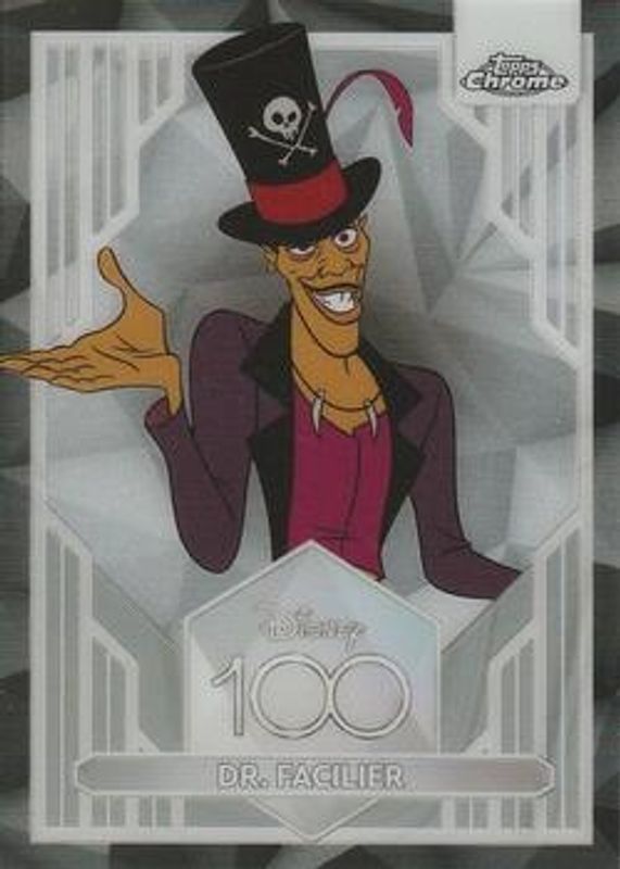 Dr. Facilier - 2023 Topps Chrome Disney 100 Base #70