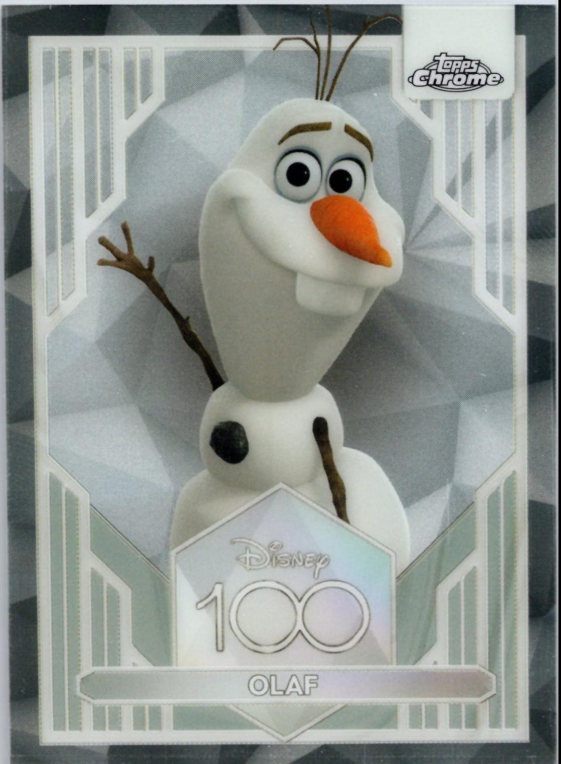 Olaf - 2023 Topps Chrome Disney 100 Base #74