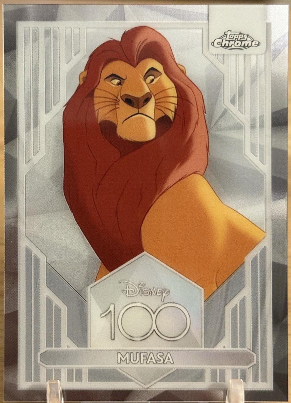 Mufasa - 2023 Topps Chrome Disney 100 Base #99