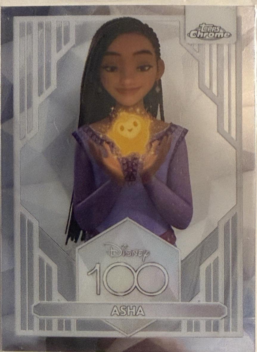 Asha - 2023 Topps Chrome Disney 100 Base #100